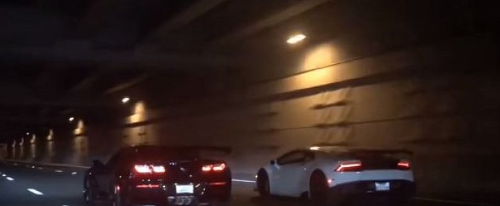 2019 ZR1 vs Supercharged Huracan