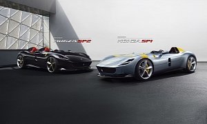 2019 Ferrari Monza SP1 & Monza SP2 Detailed In Official Photo Gallery