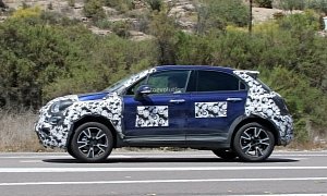 2019 Fiat 500X Facelift Spied in Spain Sporting Lesser Camouflage