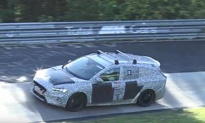 2019 Ford Focus ST Wagon Looks Ready to Take on Octavia RS at the Nurburgring
