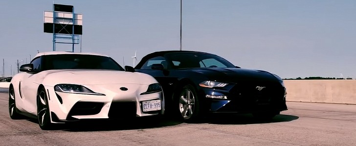2019 Ford Mustang GT Convertible Vs Toyota Supra GR