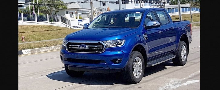 2019 Ford Ranger spied uncamouflaged