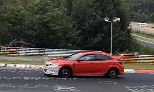 2019 Honda Civic Type R Shows Up on Nurburgring, Could Be New Touring Version