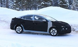 Spyshots: 2019 Hyundai Elantra Electric Does Cold-Weather Testing