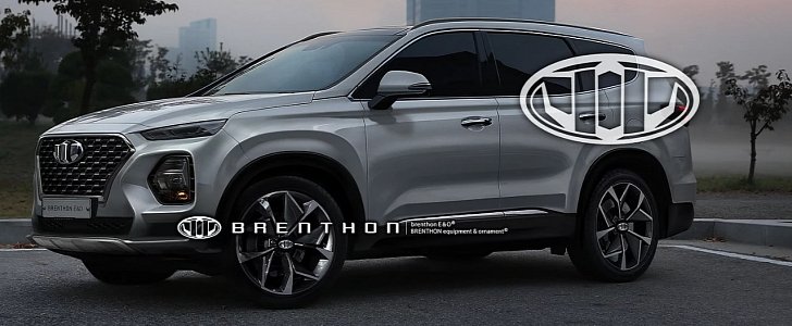 2019 Hyundai Santa Fe rendering