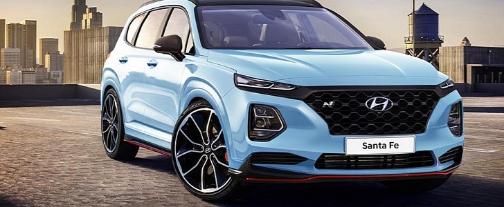 2019 Hyundai Santa Fe N rendering