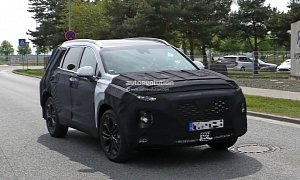 2019 Hyundai Santa Fe Spied In Germany