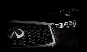 2019 Infiniti QX50 Gives LED Wink In First Teaser Photo