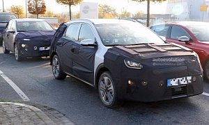 Spyshots: 2019 Kia Niro Electric Parked Next To Hyundai Kona Electric In Germany
