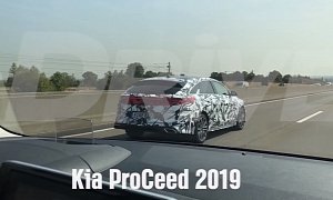 2019 Kia ProCeed Spied In Broad Daylight On the Autobahn