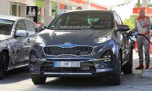 2019 Kia Sportage Facelift Revealed in Full at the Nurburgring