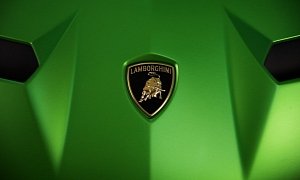 2019 Lamborghini Aventador SVJ Teaser Photo Reveals Nostrils, Green Paint Job