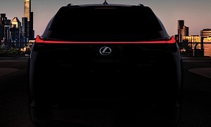 2019 Lexus UX Production-Ready Crossover Teased with Massive Pointy Hips