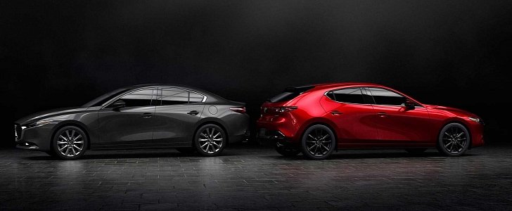 2019 Mazda3 sedan and hatchback