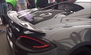 2019 McLaren 600LT Shoots Flames From Exhaust at Goodwood Festival of Speed