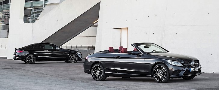 2019 Mercedes-Benz C-Class coupe and cabrio facelift