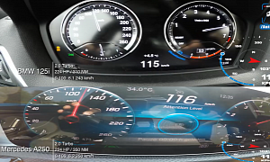 2019 Mercedes A 250 Takes on Old BMW 125i in Acceleration Comparison
