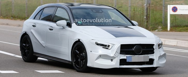 2019 Mercedes A-Class Spied With Minimal Camouflage, Should Debut in Geneva