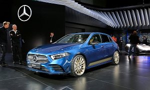 2019 Mercedes-AMG A35 Is The New "Baby AMG" in Paris, Costs Golf R Money
