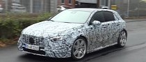 2019 Mercedes-AMG A45 and A-Class Spied Testing at the Nurburgring