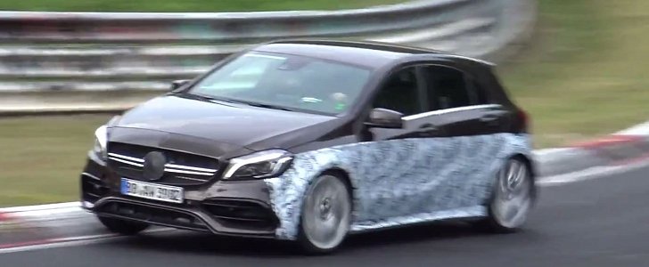 2019 Mercedes-AMG A45 Test Mule Takes to the Nurburgring with 48V Hybrid Tech