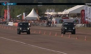 2019 Mercedes-AMG G63 Takes on Old G63 in Russian Half-Mile Drag Race