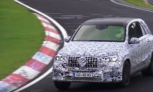 2019 Mercedes-AMG GLE 63 Spied on the Nurburgring, Is Joined by Other GLEs