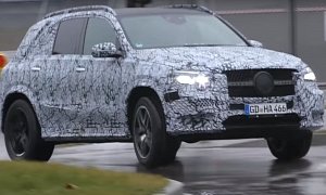 2019 Mercedes-AMG GLE53 Spied in Traffic, Looks like a Hybrid Brute
