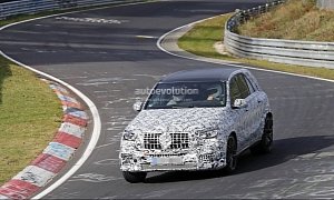2019 Mercedes-AMG GLE63 Burns Rubber on the Nurburgring Ahead of Launch