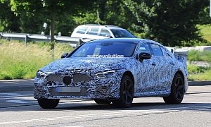 2019 Mercedes-AMG GT Four-Door Prototype Disturbs The Country Side