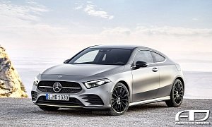 2019 Mercedes-Benz A-Class Coupe and Cabrio Renderings Look Pointlessly Good