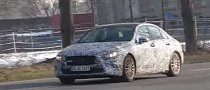 2019 Mercedes-Benz A-Class Sedan Spied in Traffic, Gets Closer to Production