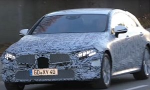 2019 Mercedes-Benz CLS/CLE Spied Trying to Hide Its Sleek Production Headlights
