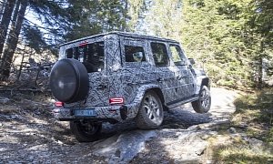 2019 Mercedes-Benz G-Class Previewed Doing The Off-Road Stuff, Comes With G-Mode