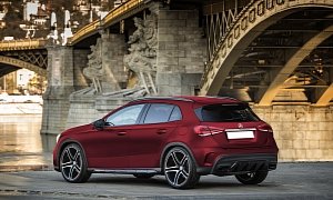 2019 Mercedes-Benz GLA-Class Rendered with Matte Red Paint