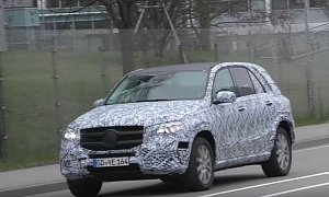 2019 Mercedes-Benz GLE Shows Up in German Traffic, Gets Closer to Production