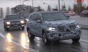 2019 Mercedes-Benz GLS Stands Out in Prototype SUV Convoy