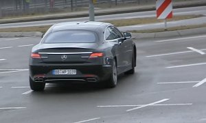 2019 Mercedes-Benz S-Class Coupe Facelift Shows Up in German Traffic
