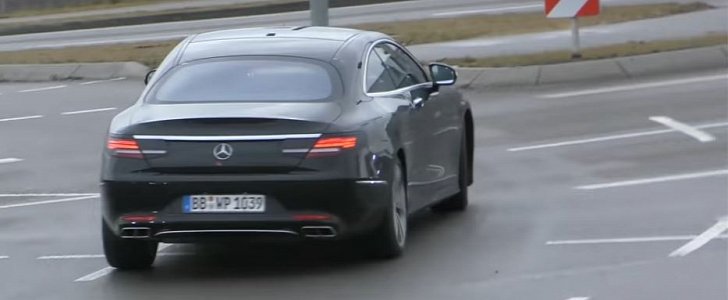 2019 Mercedes-Benz S-Class Coupe Facelift spied