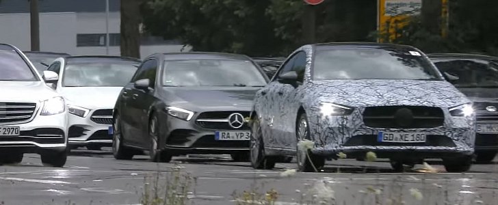 2019 Mercedes CLA-Class Testing with 2019 A-Class Sedan and Hatch
