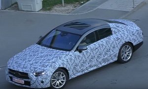 2019 Mercedes CLS/CLE Prototype Loses Some Camouflage, Shows Elegant Roofline