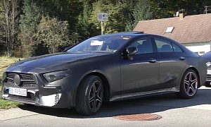 2018 Mercedes-Benz CLS Spied Up Close, Interior Included