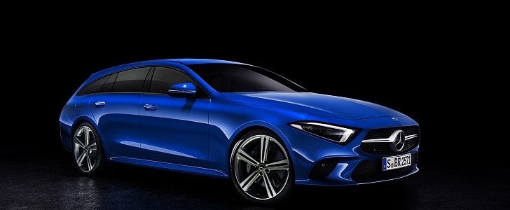19 Mercedes Cls Shooting Brake Gets Rendered Will Never Be Built Autoevolution