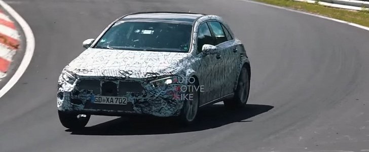 2019 Mercedes GLA-Class Spied at the Nurburgring, Still Looks Like a Hatch
