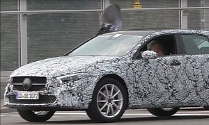 2019 Mercedes GLA Spied With Less Camo, Looks Like A-Class on Stilts