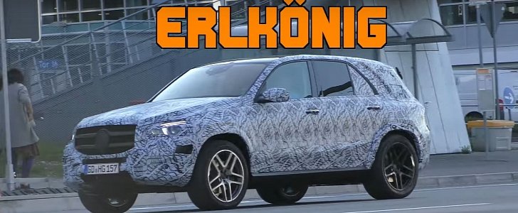 2019  Mercedes GLE-Class Spied, Is Starting to Look Like a German Range Rover