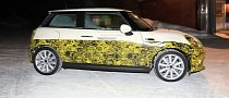 2019 MINI Cooper E Electric Vehicle Spied Testing At -30 Degrees Celsius