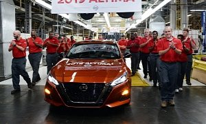 2019 Nissan Altima Starts Production At Canton Vehicle Assembly Plant
