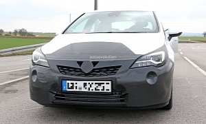 Spyshots: 2019 Opel Astra Facelift Testing In Germany