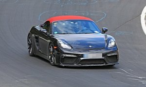 2019 Porsche 718 Boxster Spyder Hits Nurburgring in Production Trim